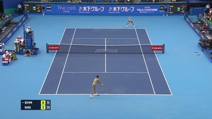 Tokyo - Rune gagne facilement face à Quinn