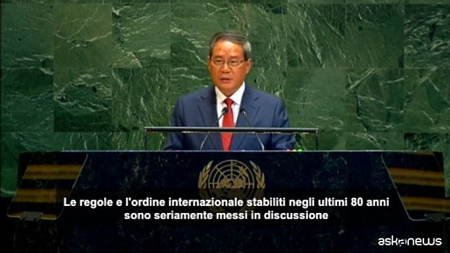All'Onu Cina mette in guardia dal ritorno a mentalità Guerra fredda