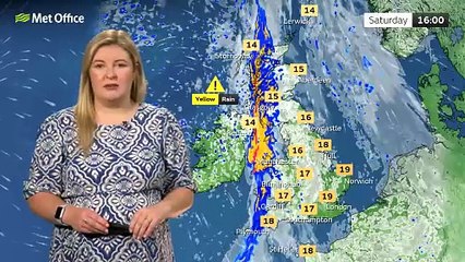 Met Office Saturday Afternoon Weather Forecast 27/09/2025