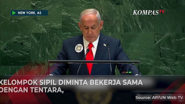 Sound Horeg di Perbatasan Israel-Gaza, Netanyahu Putar Pidato di Sidang Umum PBB
