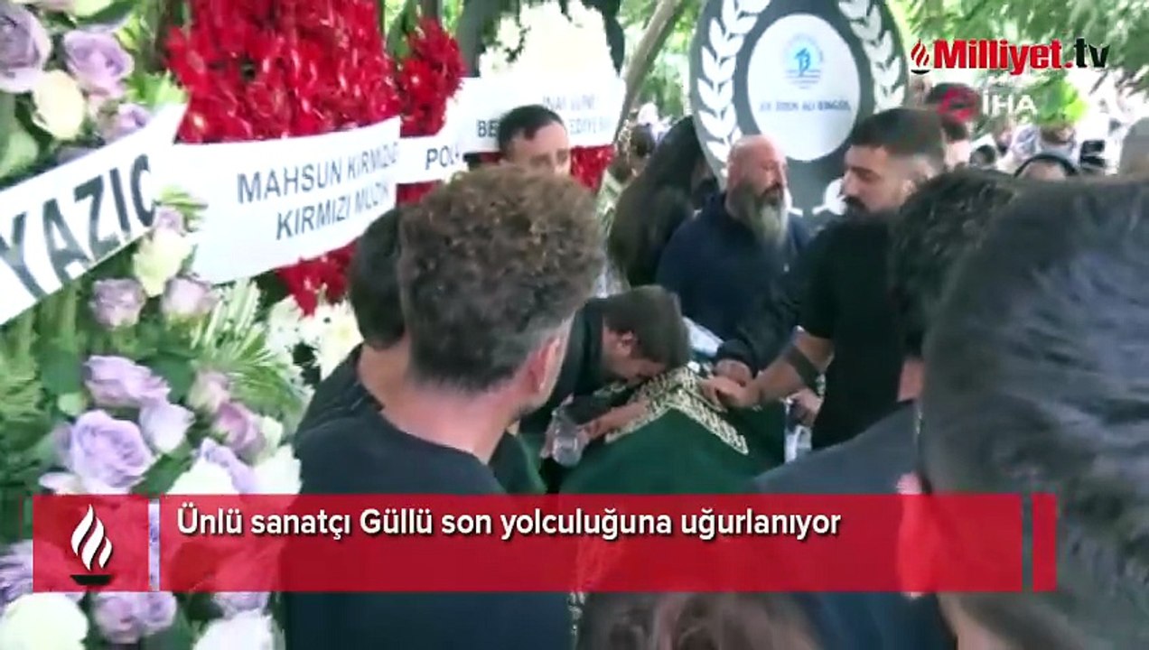 Ünlü sanatçı Güllü son yolculuğuna uğurlanıyor