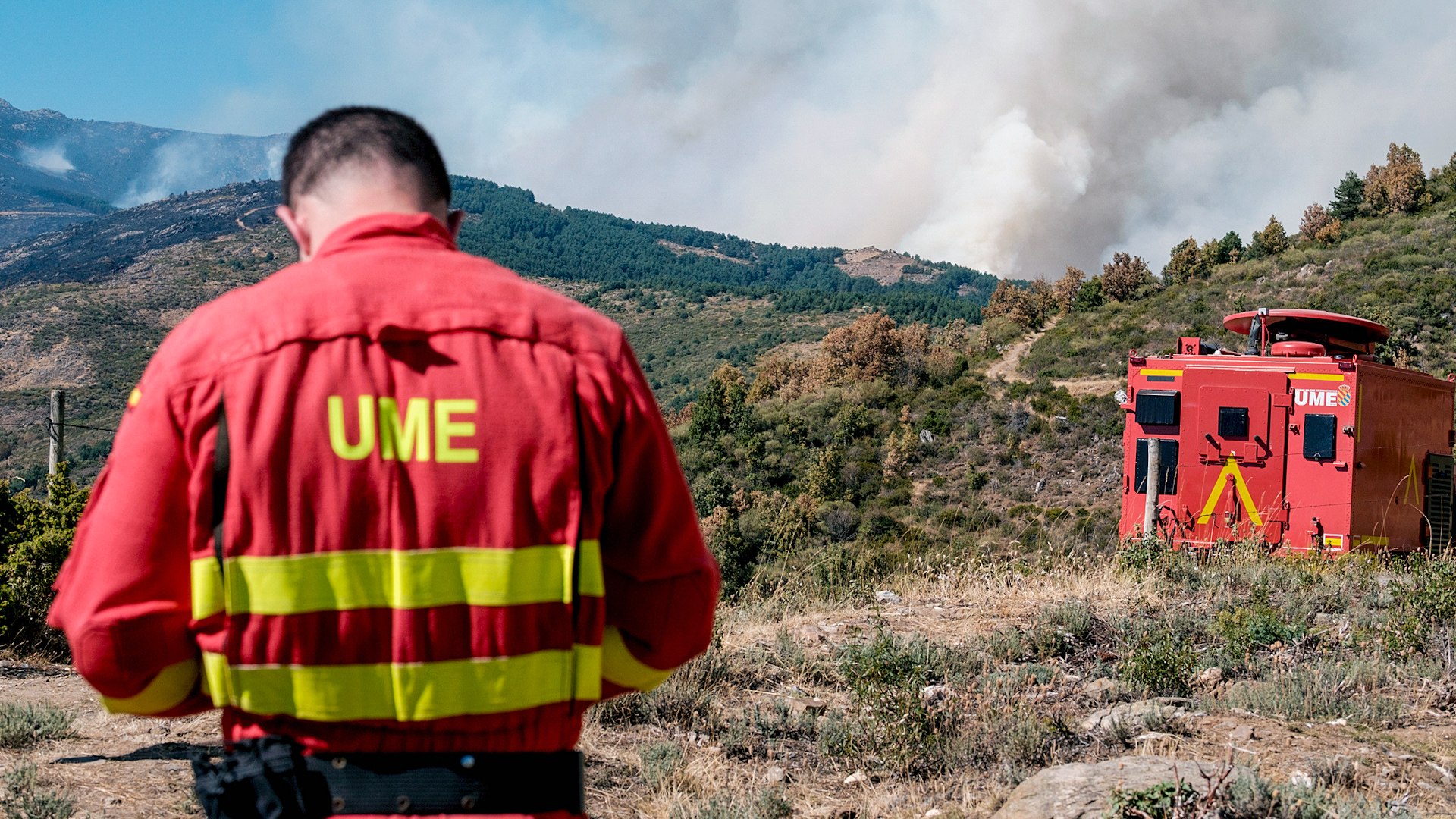 Más de 1.800 hectáreas afectadas por el incendio de Peñalba de la Sierra (Guadalajara)