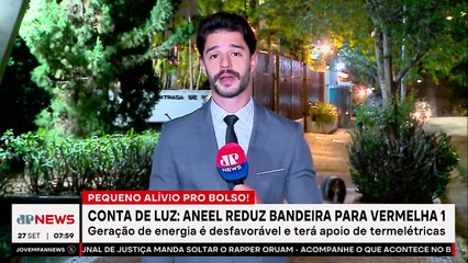 Contas de luz: Aneel reduz bandeira para vermelha 1