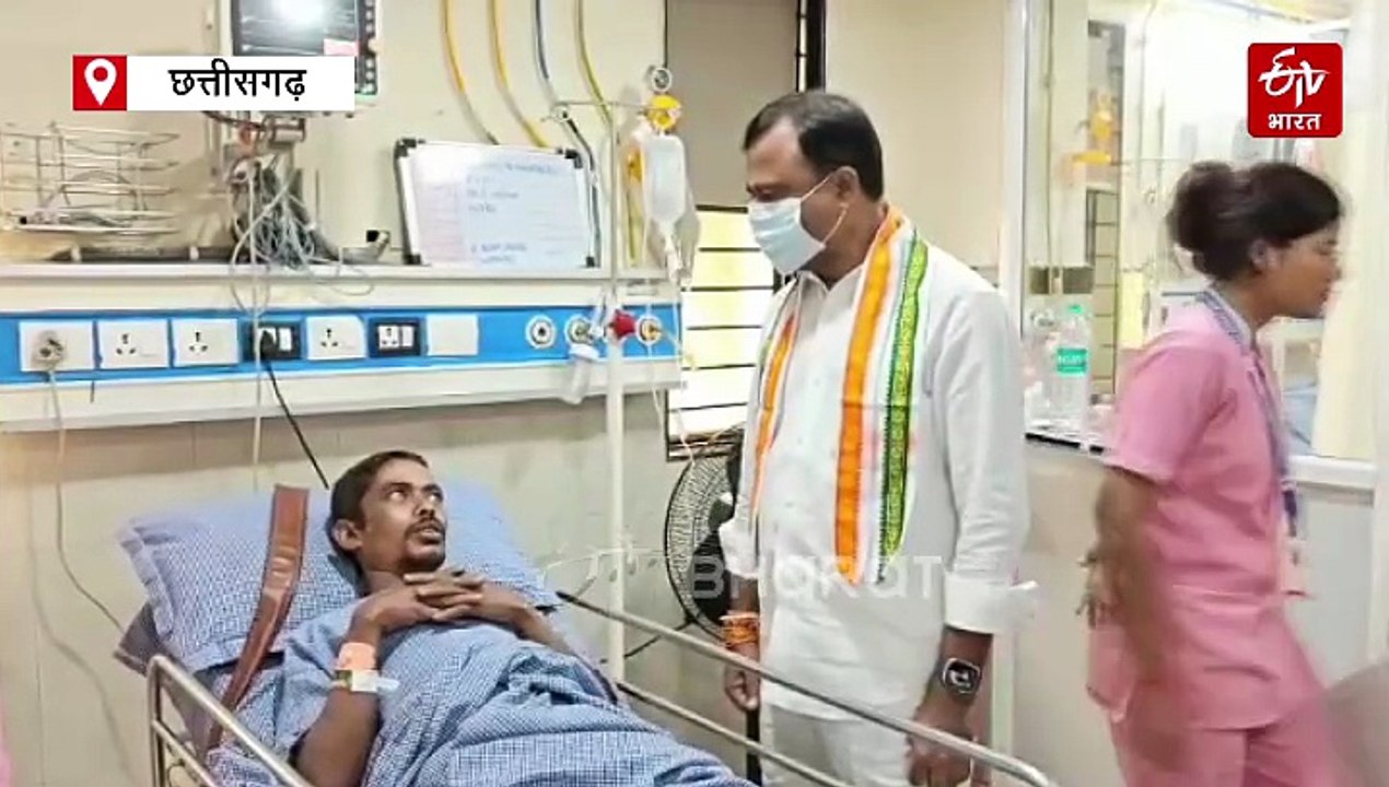 सिलतरा स्टील प्लांट हादसे में अपडेट: घायलों से मिलने पहुंचे पीसीसी चीफ दीपक बैज, कर दी ये बड़ी मांग