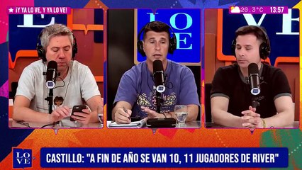 Las posibles salidas de River según Hernán Castillo