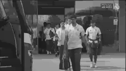 La LLEGADA del REAL MADRID al METROPOLITANO para el DERBI contra el ATLÉTICO DE MADRID