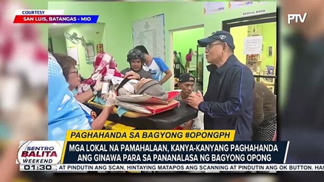 Mga lokal na pamahalaan, kanya-kanyang paghahanda ang ginawa para sa pananalasa ng Bagyong #OpongPH | ulat ni Gab Villegas