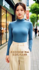 街拍美女5選 - 35 | 4K AI美女街頭時尚 | Beautiful Asian Girls Street Fashion Lookbook #shorts #aigirl