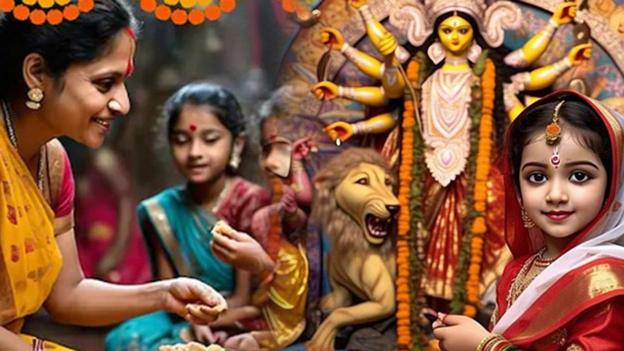 Kanya Pujan Time 2025: शारदीय नवरात्रि अष्टमी नवमी कन्या पूजन का सही समय,पूजा टाइम..