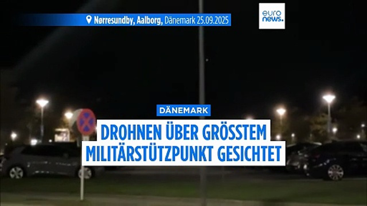 'Hybrider Angriff': Drohnen über größtem Militärstützpunkt Dänemarks gesichtet