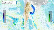 Alerta en el centro y norte de Argentina: lluvias y vientos intensos hoy sábado, pero con rápida mejoría
