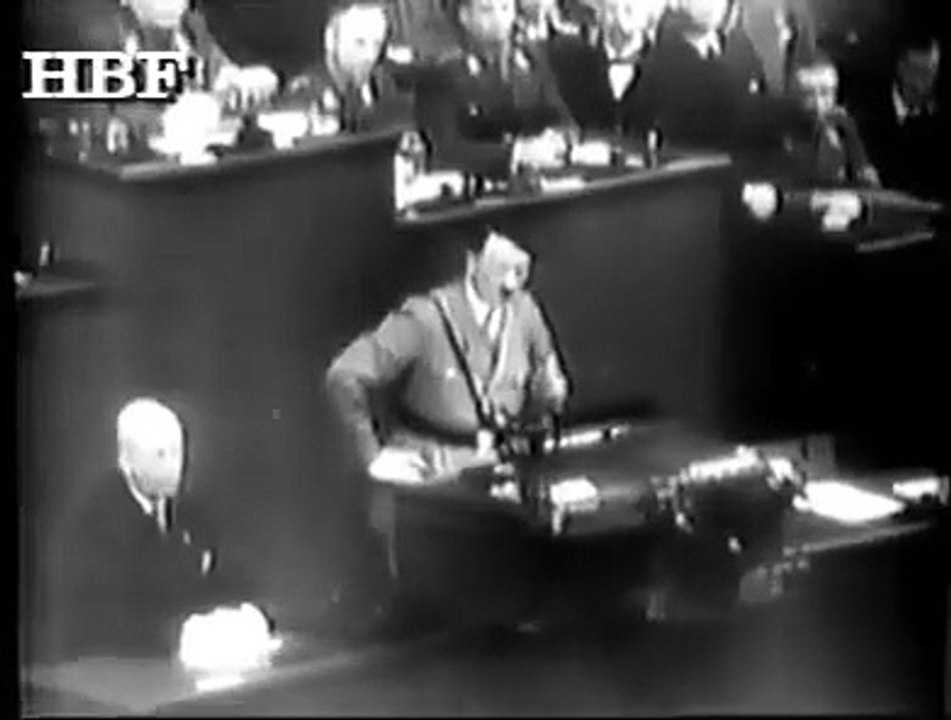 Regierungserklärung am 17. Mai 1933 im Deutschen Reichstag – Adolf Hitler (HBF/Historisches Bild und Filmarchiv)