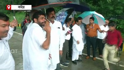 नांदेड जिल्ह्यात पावसाचा कहर; अजित पवार यांचा व्हिडिओ कॉल, आमदार व शेतकऱ्यांशी संवाद साधत दिला धीर