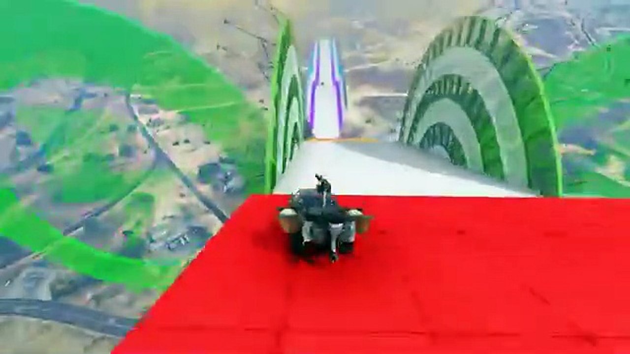 Extreme GTA 5 Mega Ramp Gameplay | Impossible Jumps & Crashes