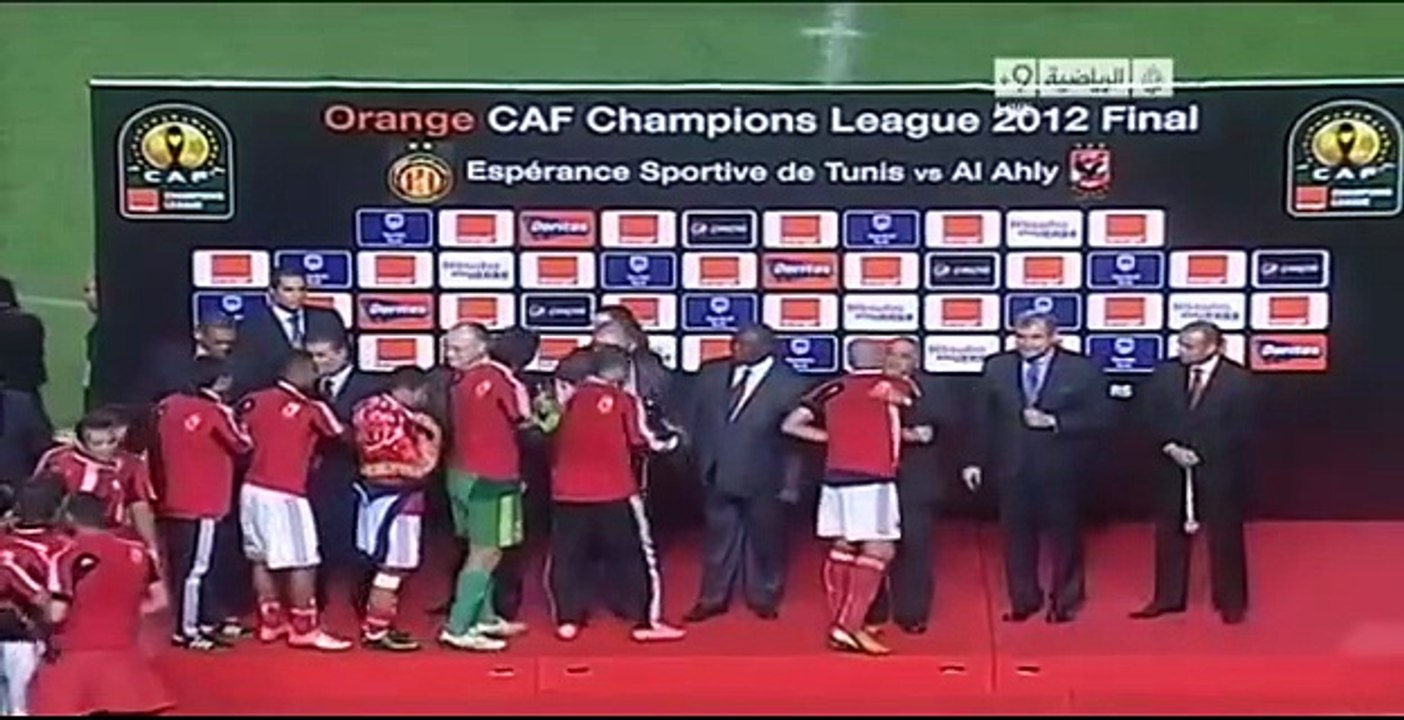 مراسم تتويج الاهلي بدوري ابطال افريقيا 2012م
