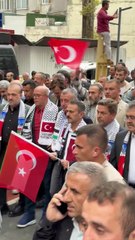 Kocaeli’de vatandaşlar Filistin için yürüdü