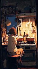 Late Night Cooking Vibes ✨ #anime #joke #cooking