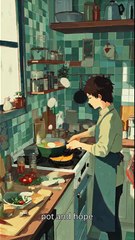 Slice of Life: Cooking 😂 #anime #funny #joke #cooking #shorts