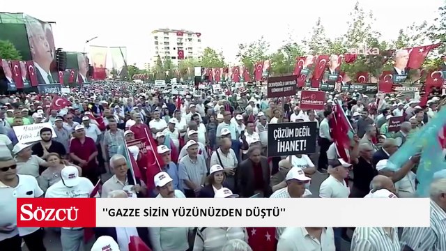 Müsavat Dervişoğlu: ''Gazze sizin yüzünüzden düştü''