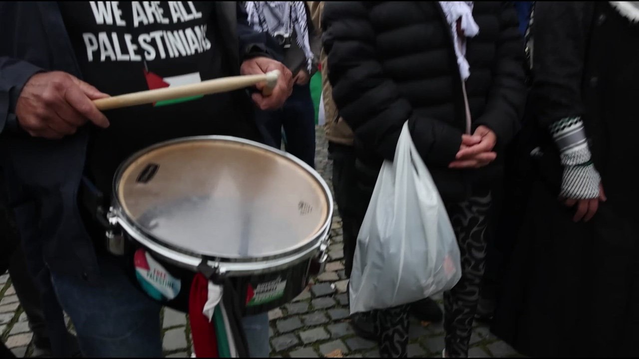 "Absolutely intolerable" – Thousands of pro-Palestinian demonstrators rally in Liverpool