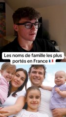 Les noms de famille les plusportés en France 🇫🇷 #classement #quiz #nomdefamille