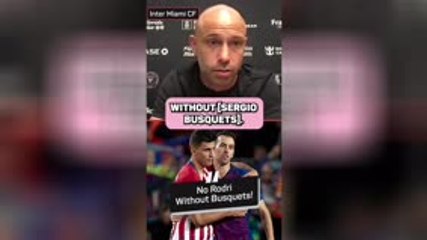 There's no Rodri with Busquets, claims Mascherano