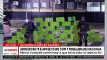 Adolescente é apreendido com uma tonelada de maconha em Itapetininga (SP)