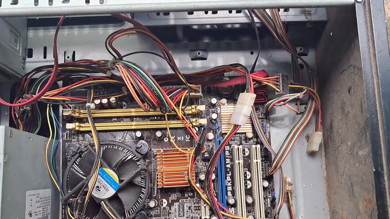 pc mother board install