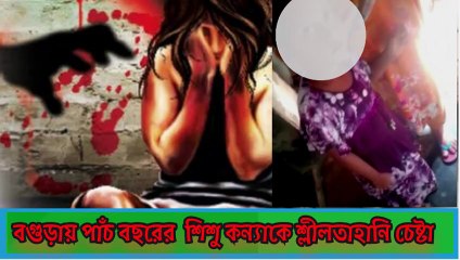 👉👉বগুড়া সদরে শৈলালপাড়া এলাকায় পাঁচ বছরের  শিশু কন্যাকে শ্লীলতাহানি চেষ্টা