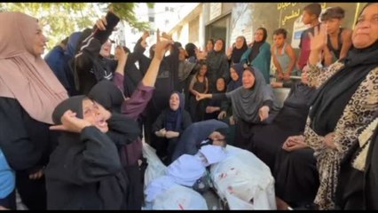 Madre culla bimbo morto in attacco Israele a campo profughi Gaza City