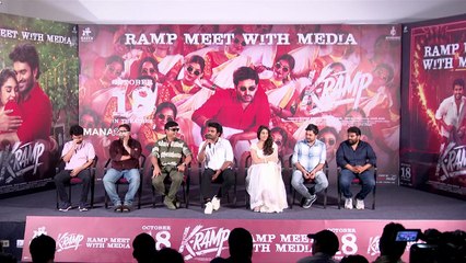 VK Naresh Satarical Comments on Media Reporter @ K Ramp Movie Press Meet