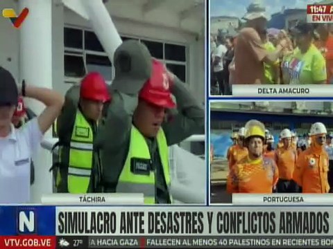 Comunas del estado Táchira dicen presente en el Simulacro Nacional de Protección Civil