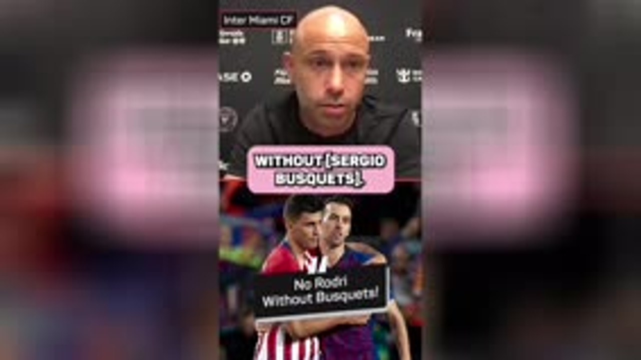 There's no Rodri with Busquets, claims Mascherano