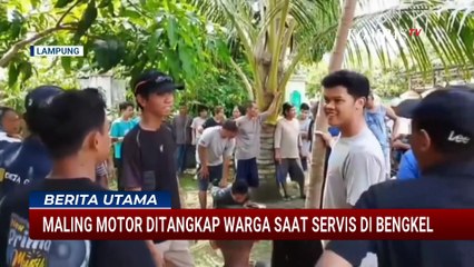 Bawa Motor Curian ke Bengkel, 2 Pelaku Ditangkap Warga | BERITA UTAMA