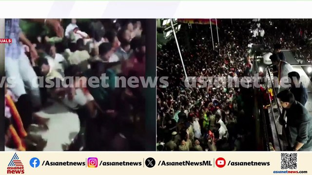 മാധ്യമങ്ങളോട് പ്രതികരിക്കാതെ വിജയ്; തിരുച്ചിറപ്പള്ളി വിമാനത്താവളത്തിൽ എത്തി