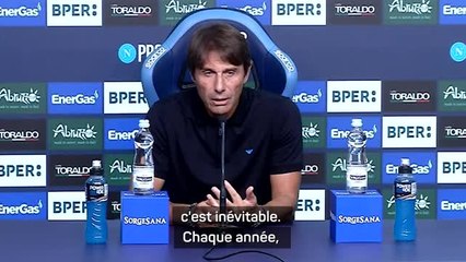 Napoli - Conte : "Ce sera un grand match, inévitablement"