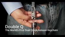 "Double Q — The World’s First Dual Quick-Release Titanium Keychain for Everyday Carry"