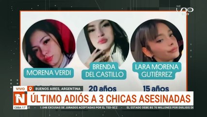 ÚLTIMO ADIÓS A LAS VÍCTIMAS DEL TRIPLE CRIMEN EN ARGENTINA
