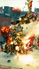 The Death of Iron Hide. _ 4K #transformers #ironhide #optimusprime #sentinelprime #dotm