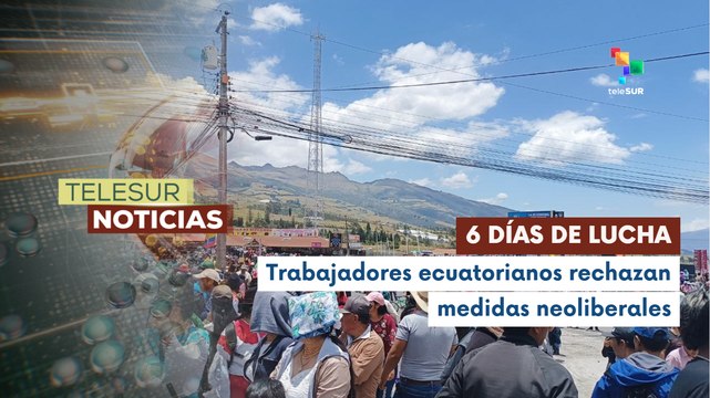 Sectores sociales y trabajadores evalúan la radicalización del paro en Ecuador