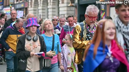 Shrewsbury Pride festival takes place.