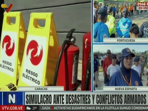 Caracas | Habitantes de La Pastora se unen al Simulacro Nacional de Protección Civil
