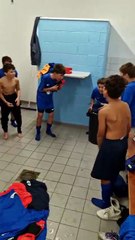 Les U13 célèbrent leur victoire contre l'US Wittenheim (5-3)