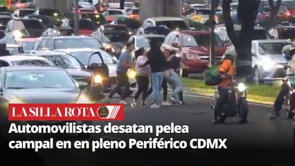 Pelea campal en Periférico tras incidente vial en Perisur