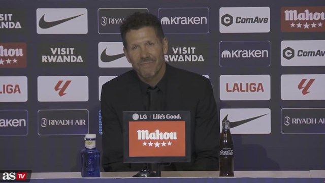 La reivindicación de Simeone en sala de prensa que es un mensaje directo a sus haters