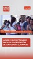 LUNES 29 DE SEPTIEMBRE INICIA LA CAPACITACIÓN DE JURADOS ELECTORALES