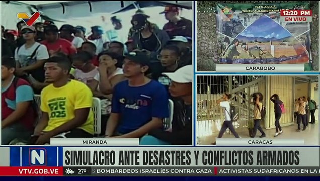 Miranda | Autoridades dan inicio al Simulacro Nacional de Protección Civil y Preparación del Pueblo