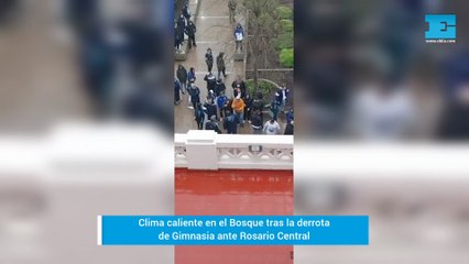 Clima caliente en el Bosque tras la derrota de Gimnasia
