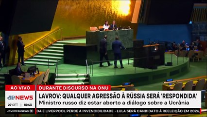 “Qualquer agressão à Rússia será respondida de forma decisiva”, afirma Lavrov