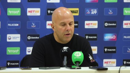 Slot reacts to a disappointing game and performance